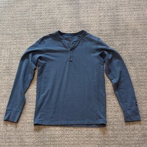 The North Face Men's Long-Sleeve Henley in Slate Navy